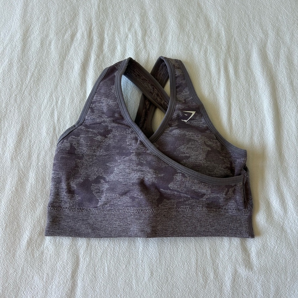 GymShark Camo Seamless Sports Bra